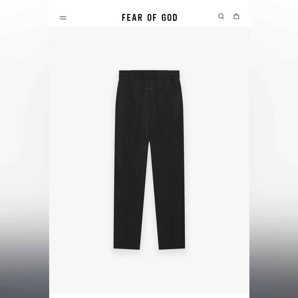 Fear of God Black Tailored Pants -Eternal series ( The actual FEAR OF GOD )